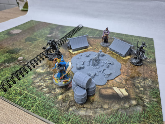 🏰 How to Create an Epic D&D Setup with 3D Terrain and Miniatures
