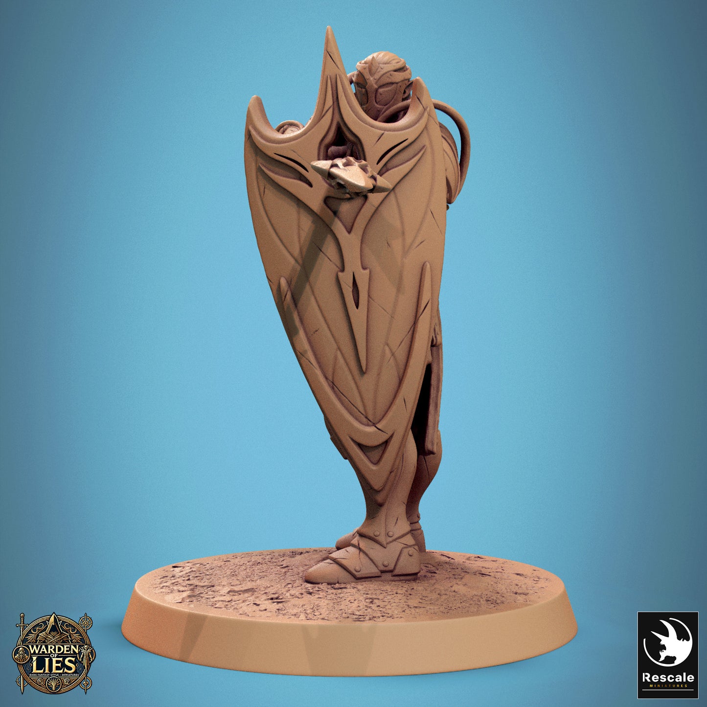Moon Elf Sentinel – Spear & Shield