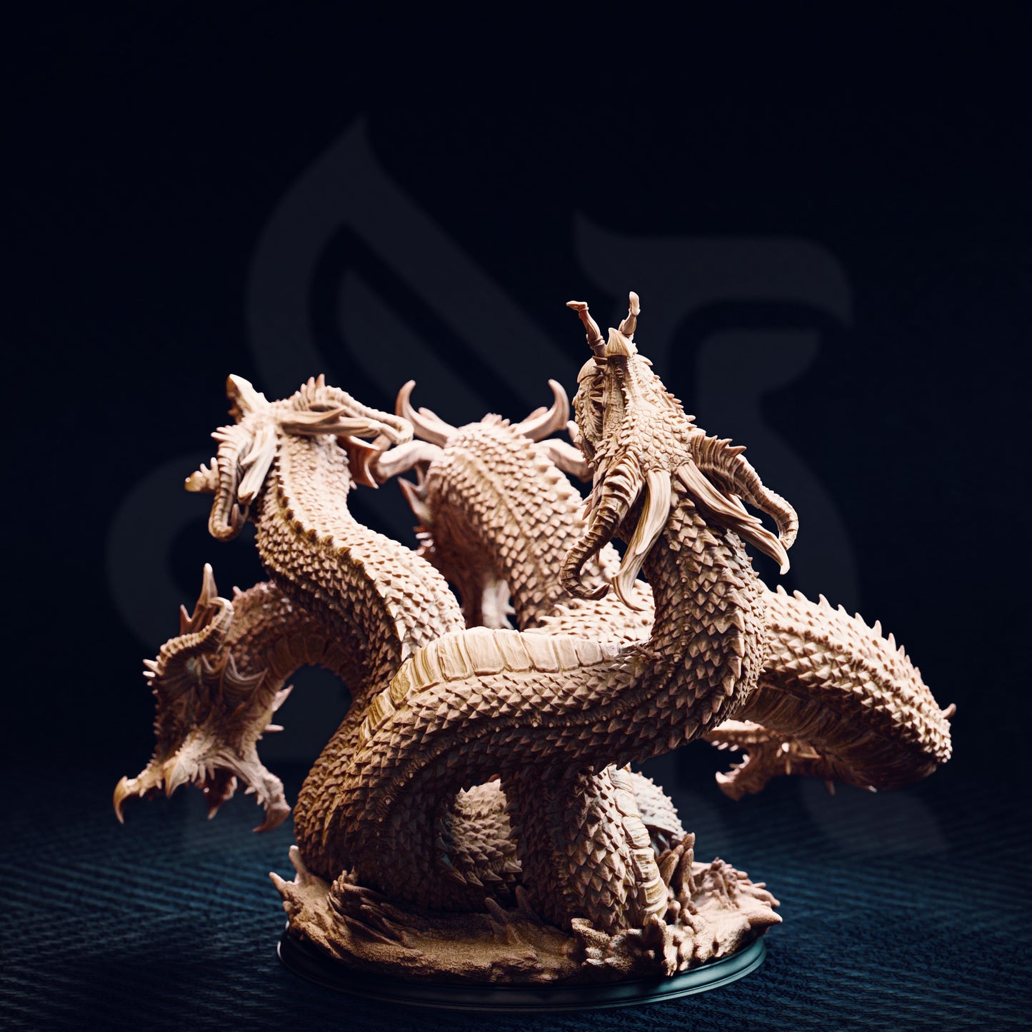 Hydra of the Shifting Sands - DND Monster Miniature