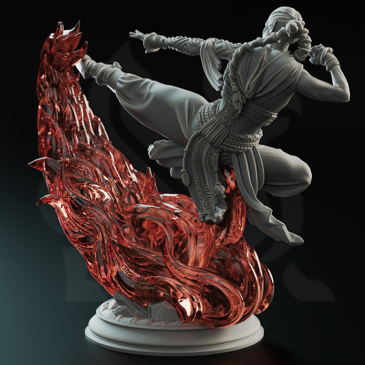 <img src="andraza-the-false-incarnate.jpg" alt="3D printed miniature of Andraza the False Incarnate, a twisted, deity-like figure with dark, corrupted features, ornate armor, and a menacing stance, exuding both power and deception" />