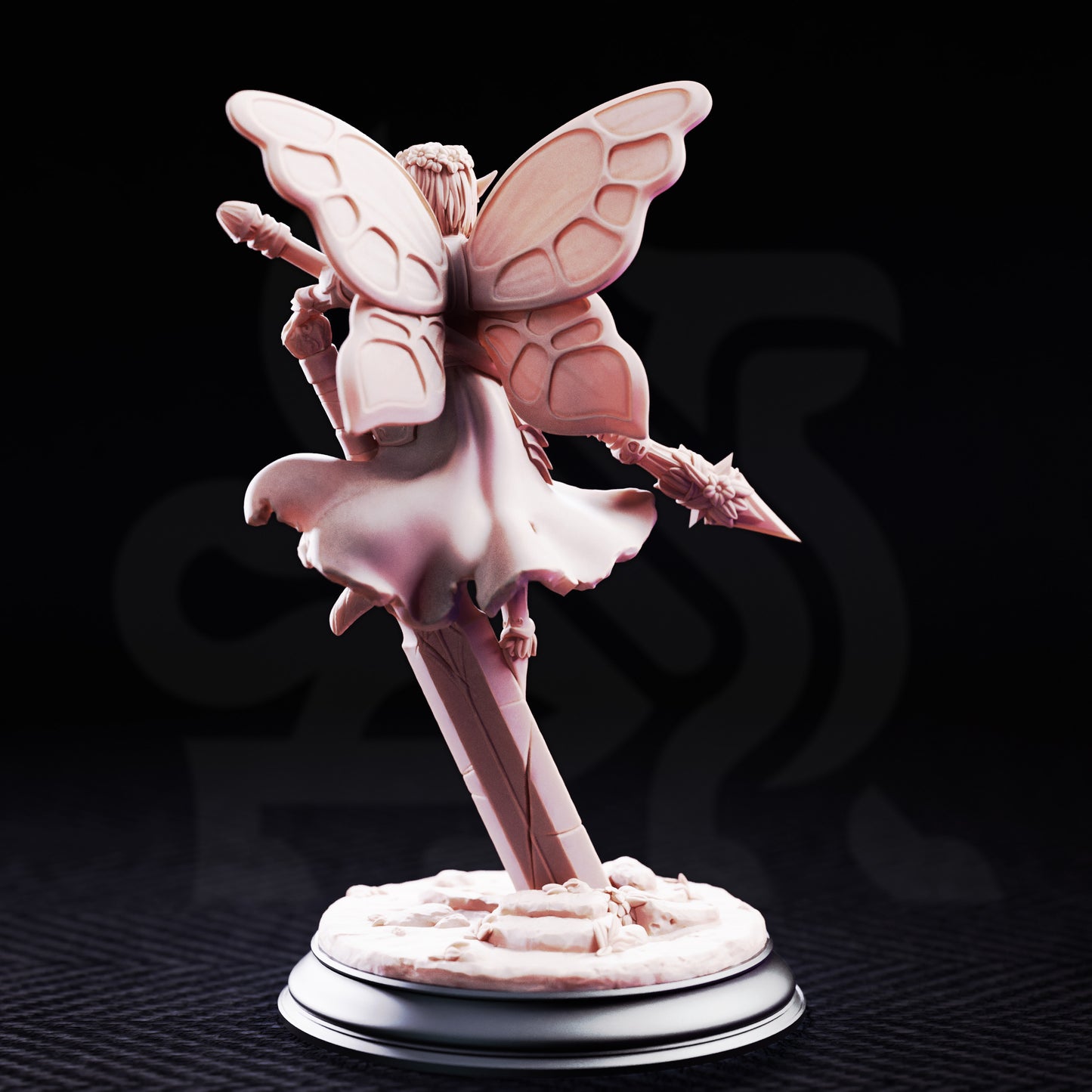 Battle Bell - Fairy Knight // D&D Miniature