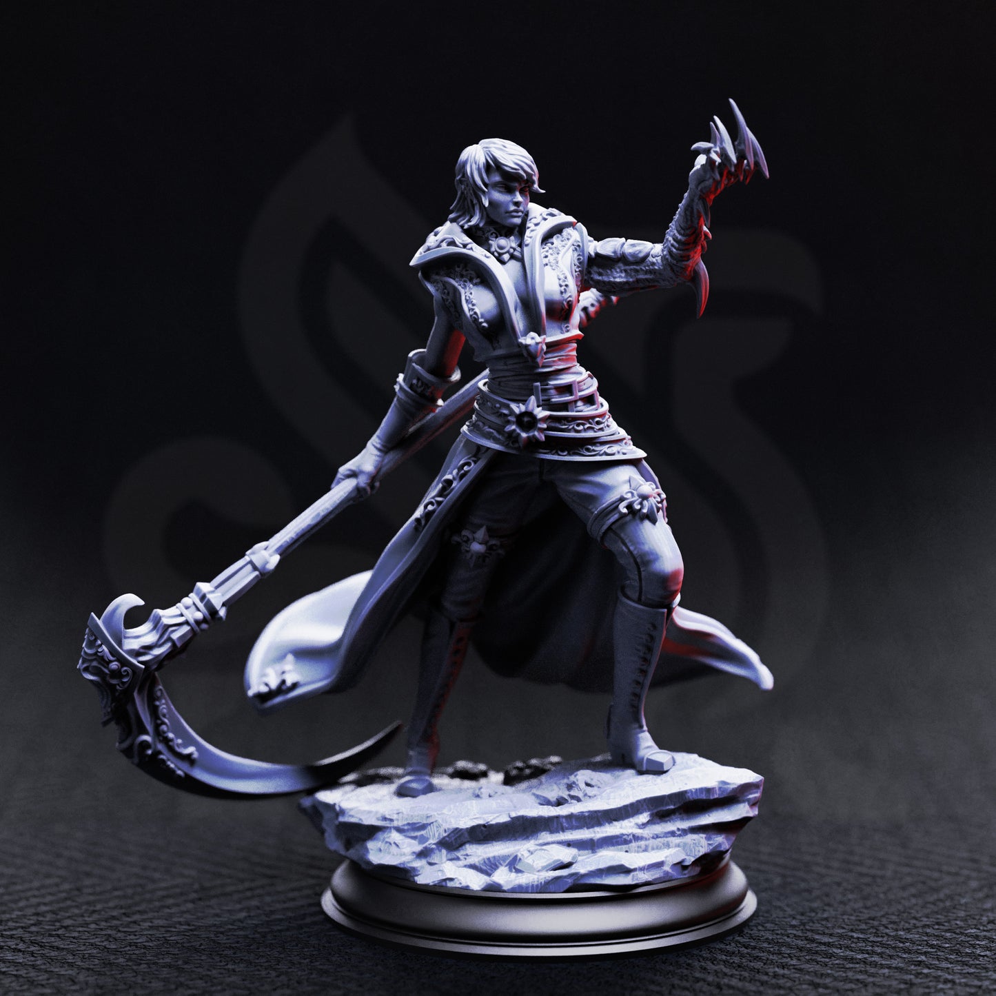 Catarina Von Stassen - Eldritch Fiend Hunter - Unmasked / 25mm - Miniature
