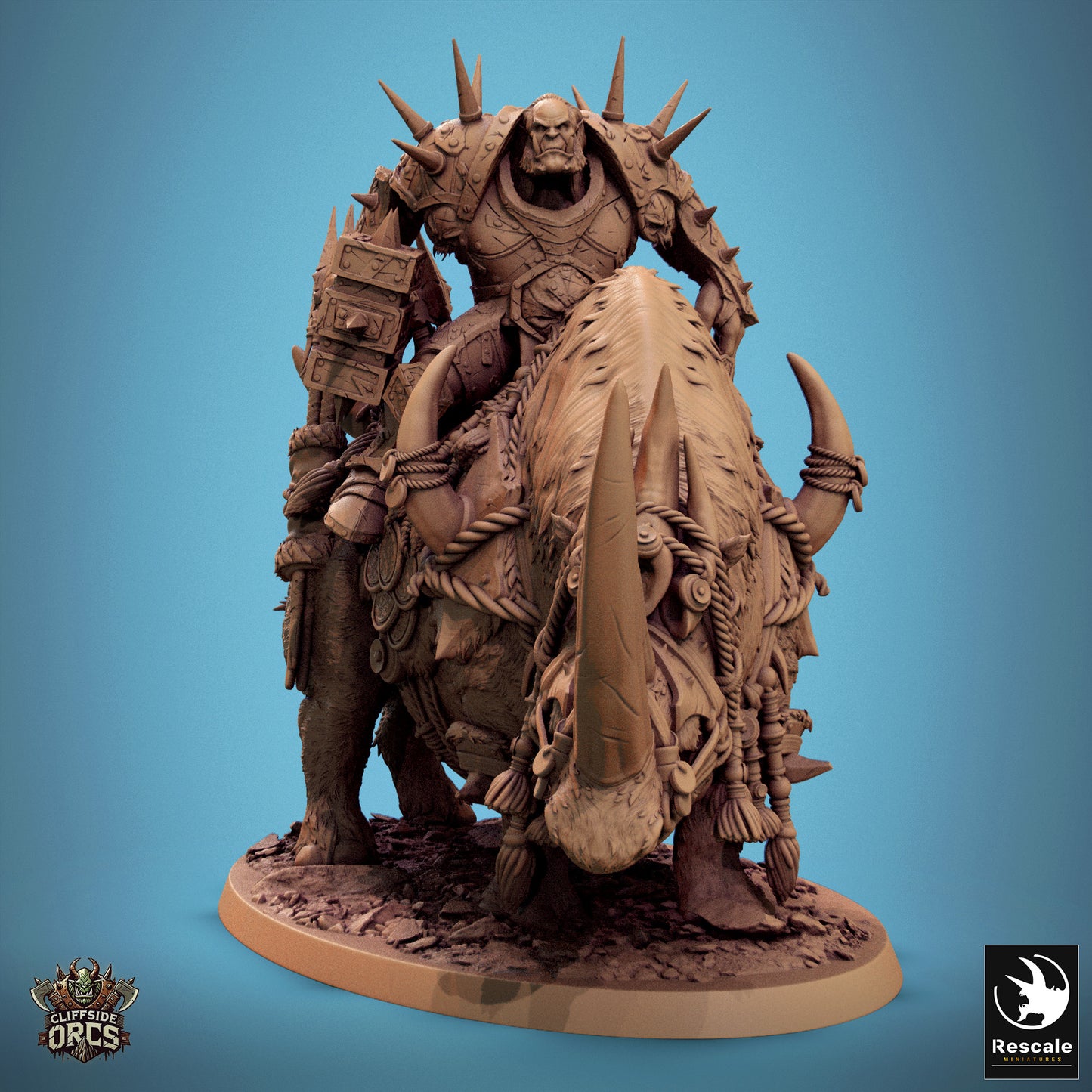 Orcs mounted on Rhino