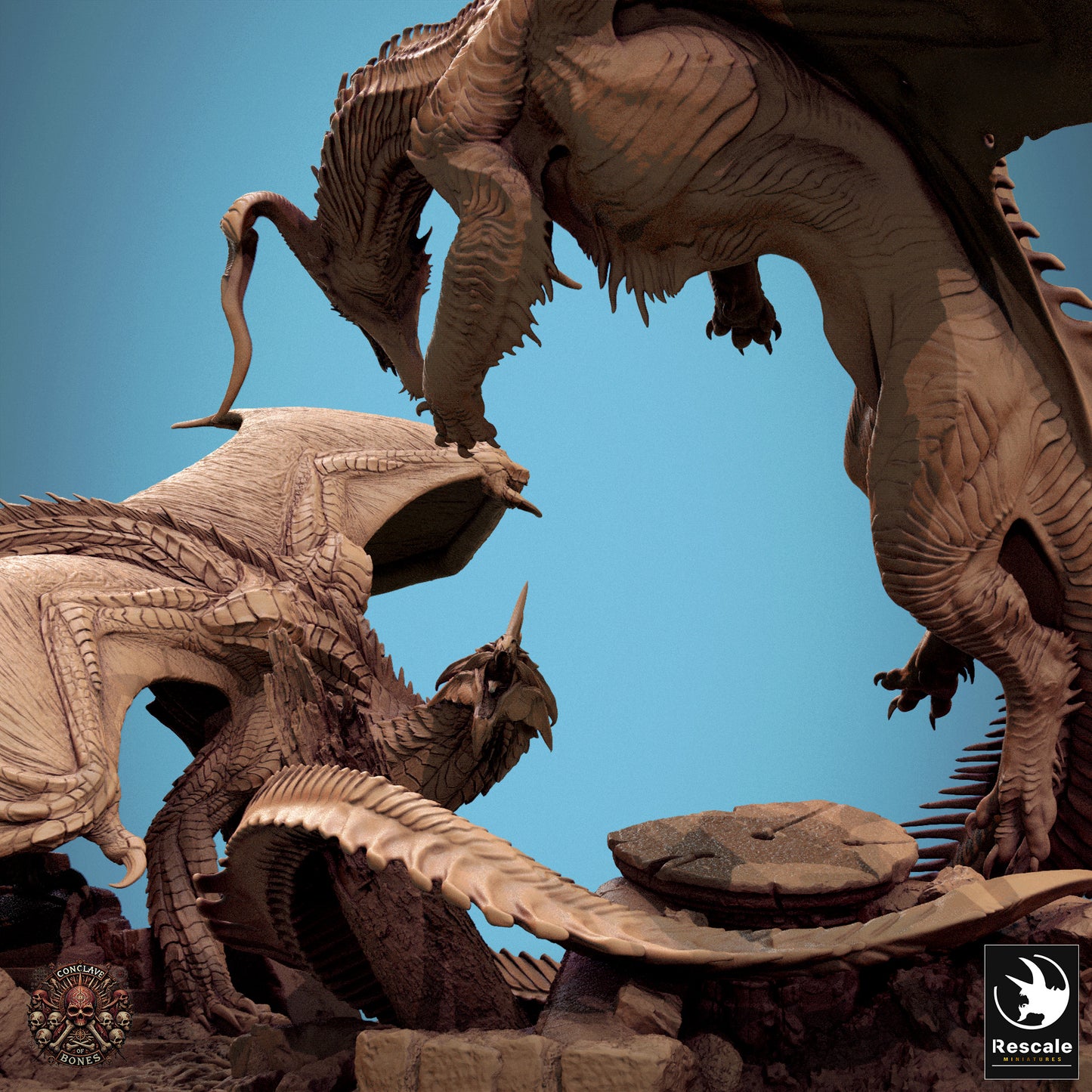 Dragon Duel - Diorama