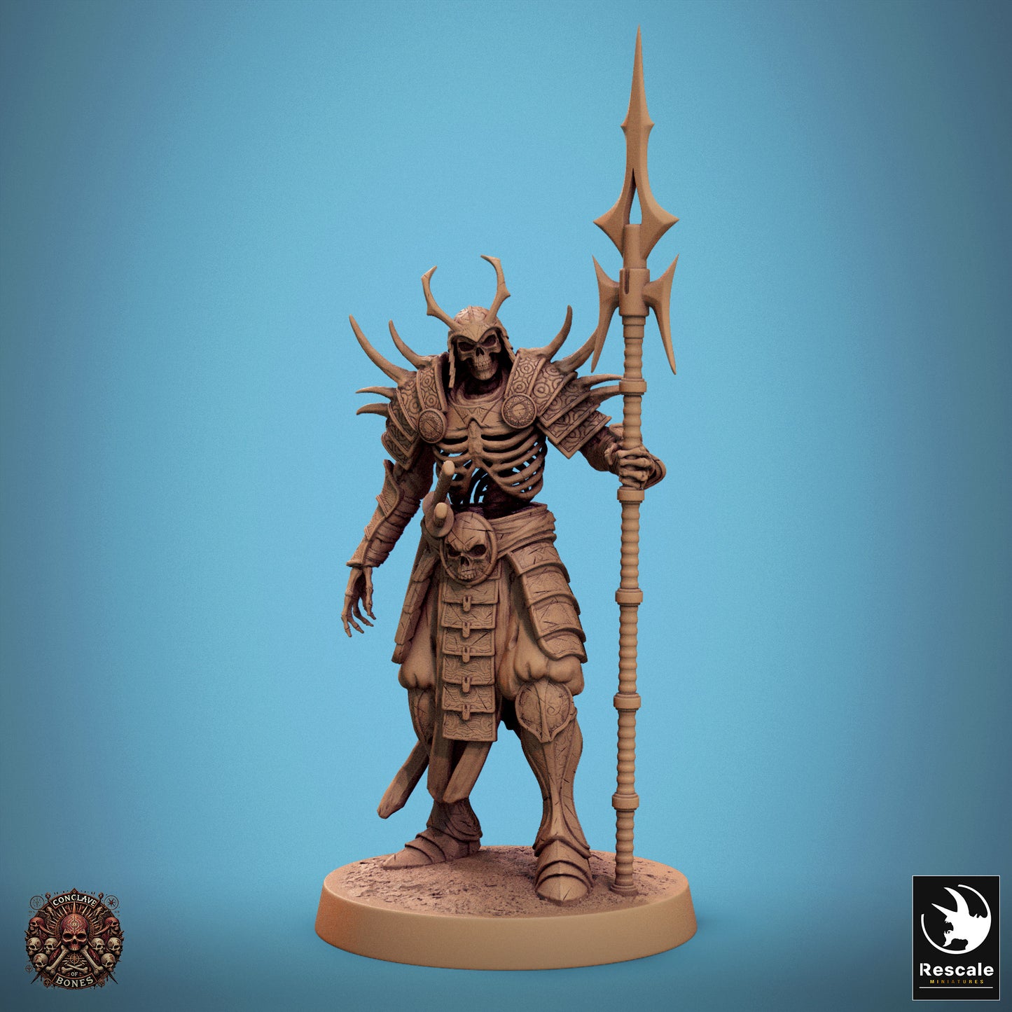 Oriental Skeleton with Spear