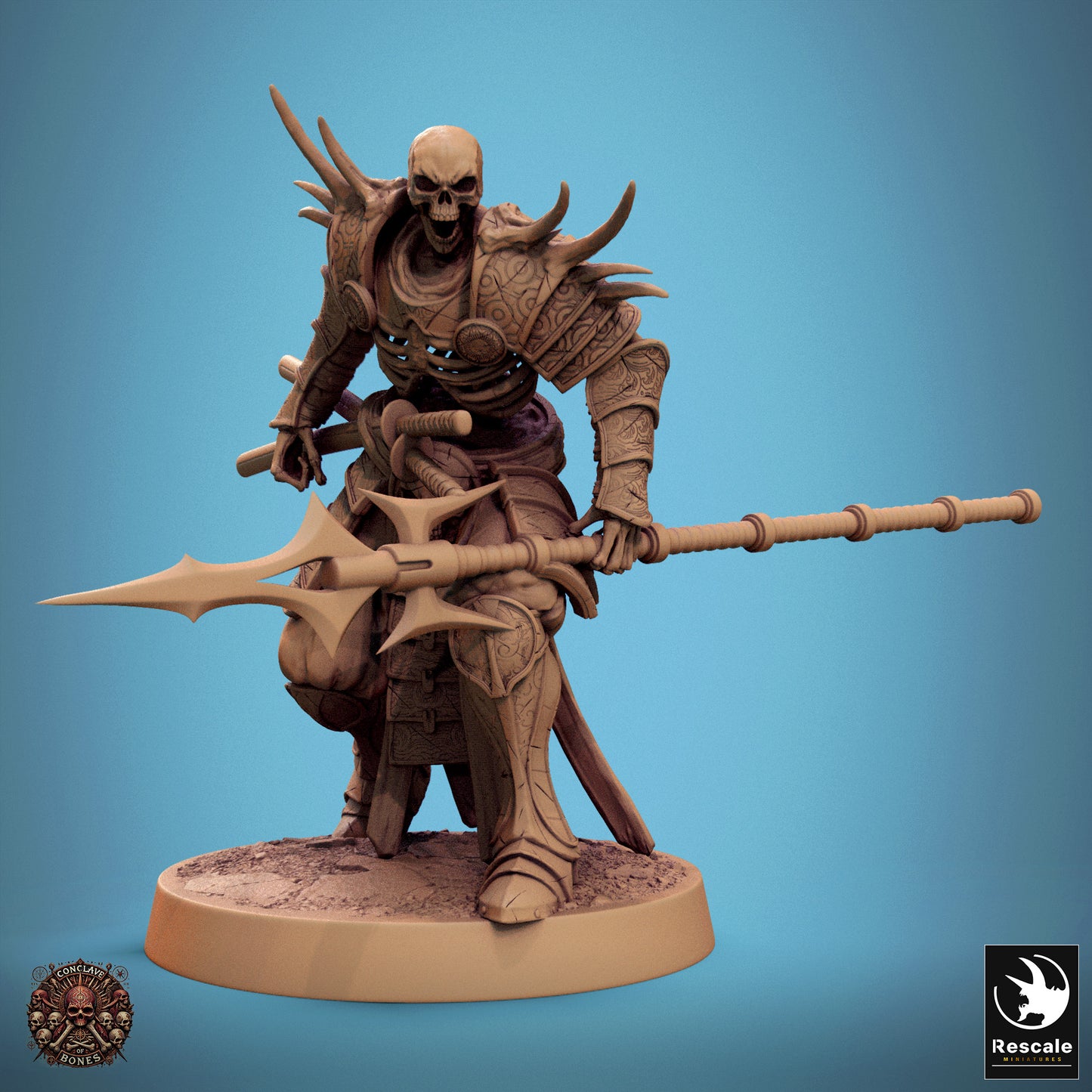 Oriental Skeleton with Spear