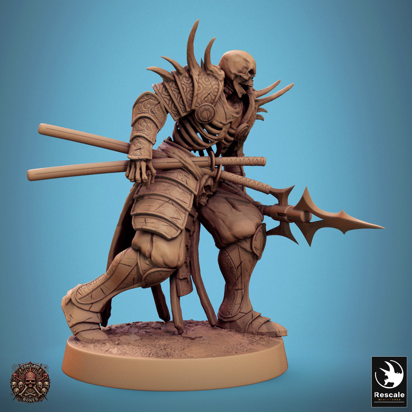 Oriental Skeleton with Spear