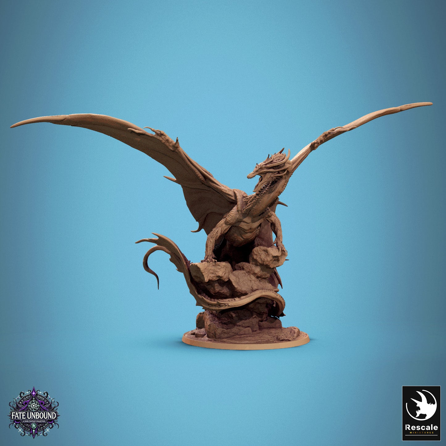 Copper Dragon Figurine - Unique Art Romania | FantasyForge
