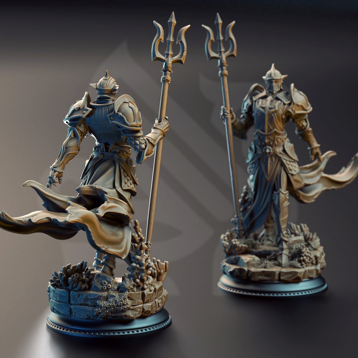 Cylantros Azurius - Paladin of Inderimaeth - Miniature