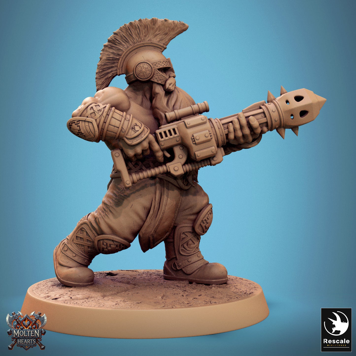 Dwarf Warrior - Flamethrower
