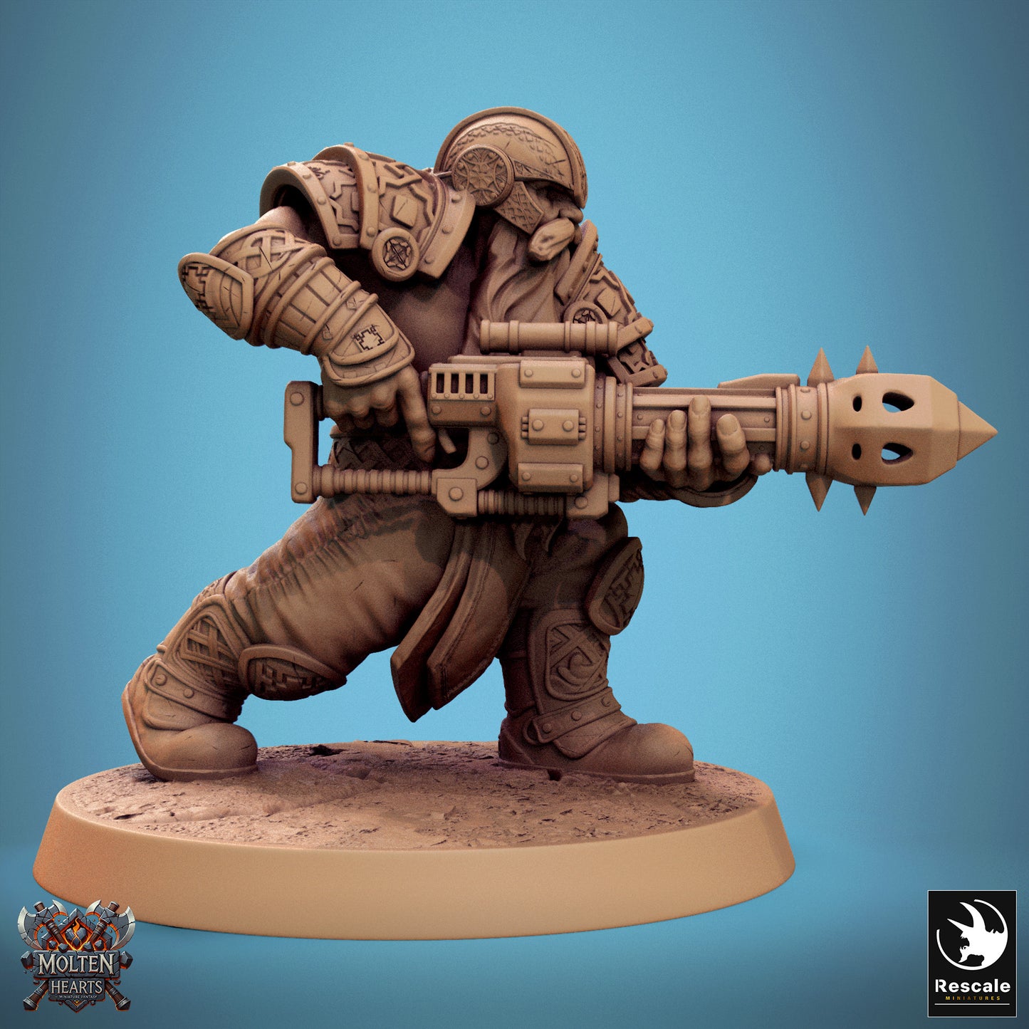 Dwarf Warrior - Flamethrower
