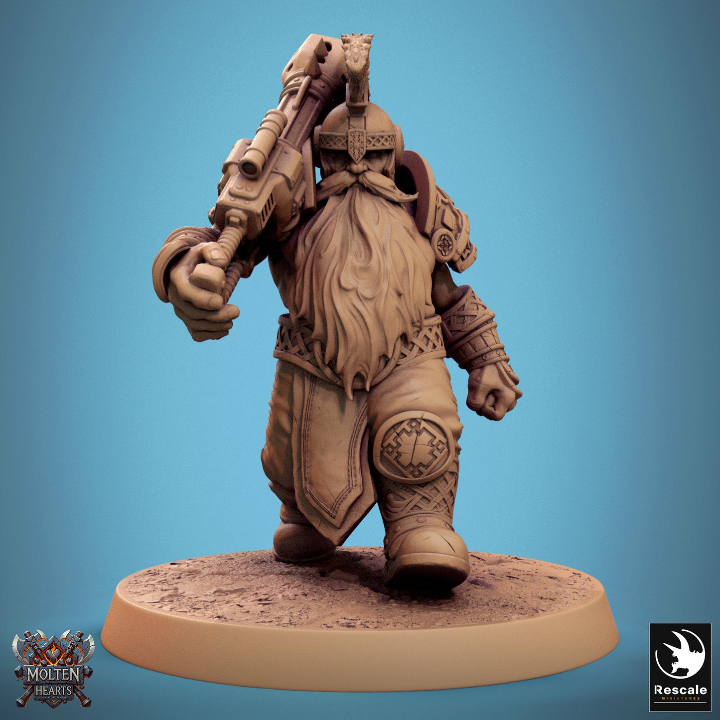 Dwarf Warrior - Flamethrower