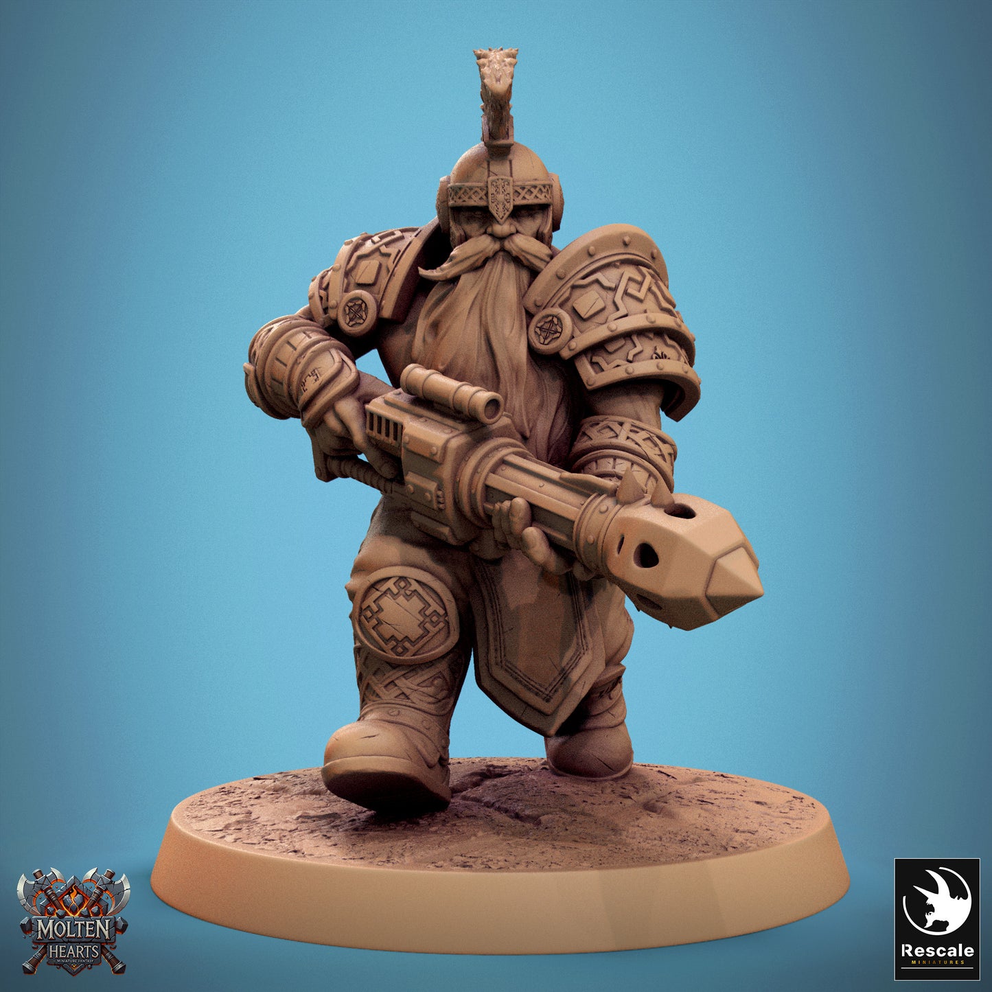 Dwarf Warrior - Flamethrower