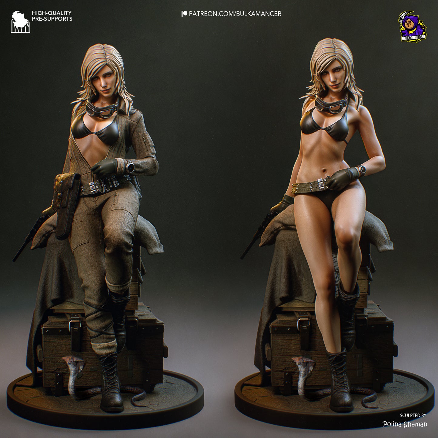 EVA (Metal Gear Solid Delta) - Figurine