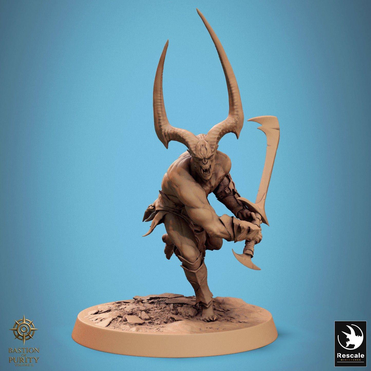 Horned Blades - Run / 25mm - Monster