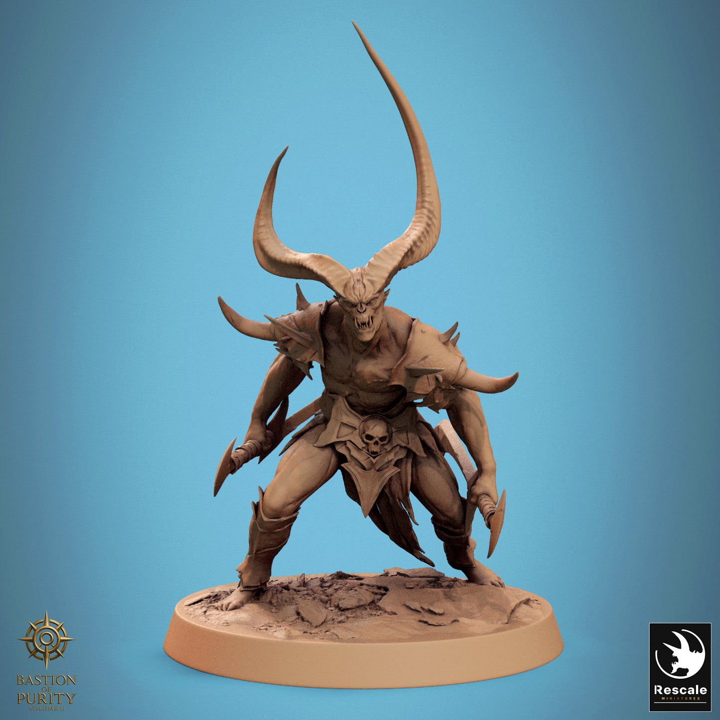 Horned Blades - Stand B / 25mm - Monster