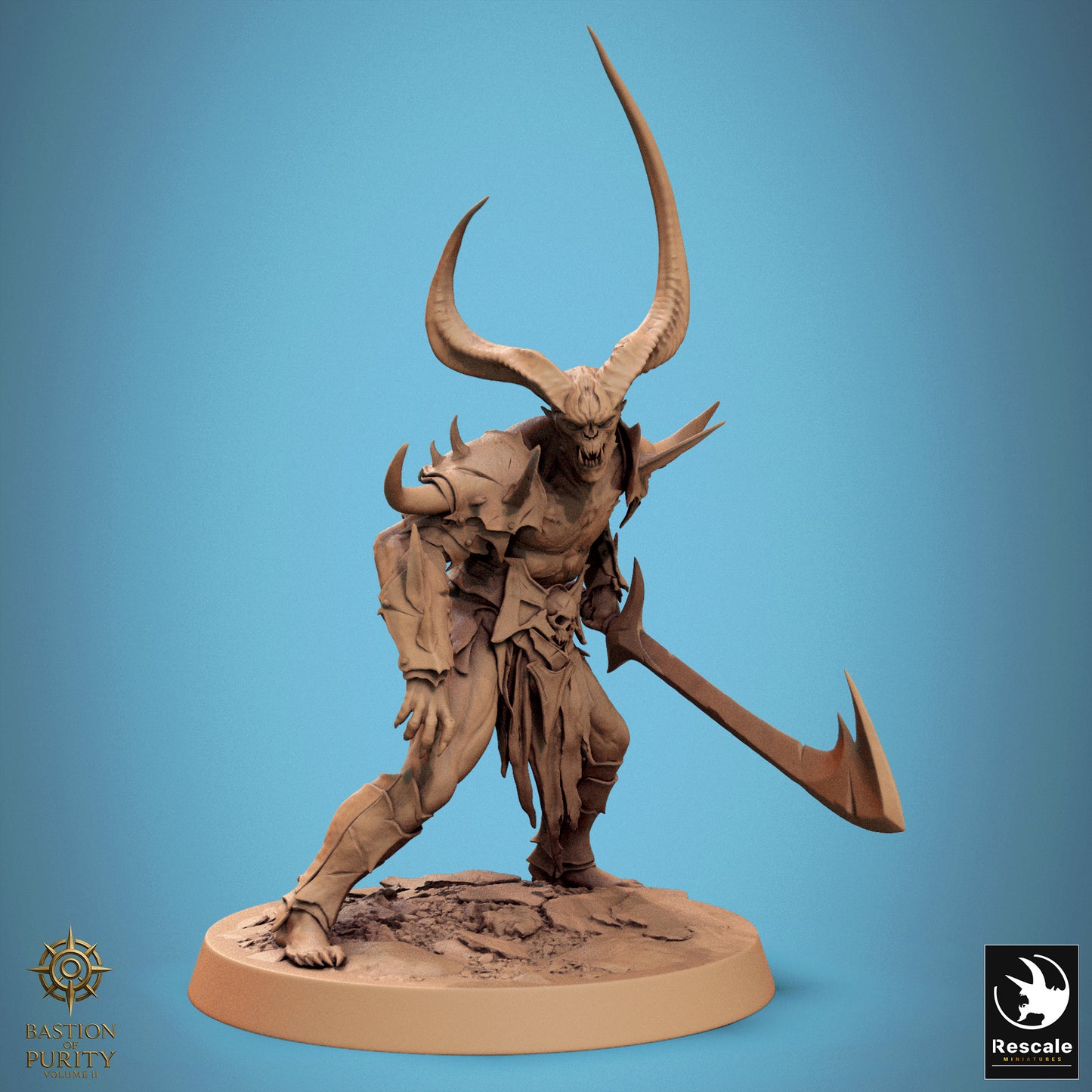 Horned Blades - Stand C / 25mm - Monster