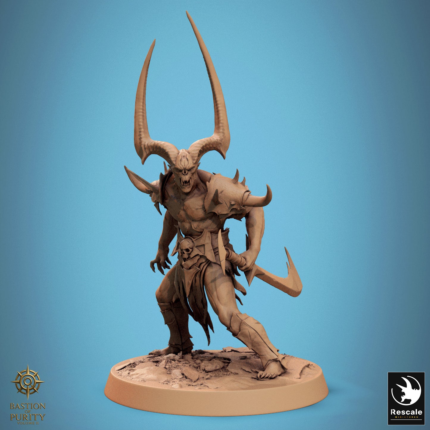 Horned Blades - Stand D / 25mm - Monster