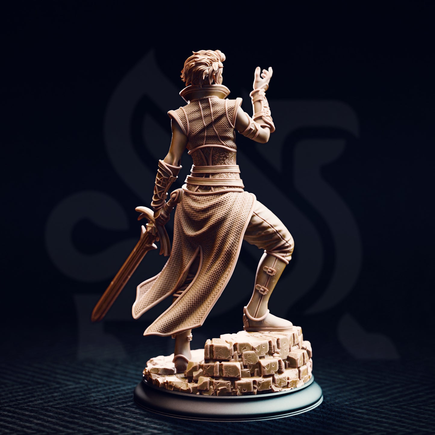Karisia of Timberly - Half-Elf Hexblade // DND Miniature
