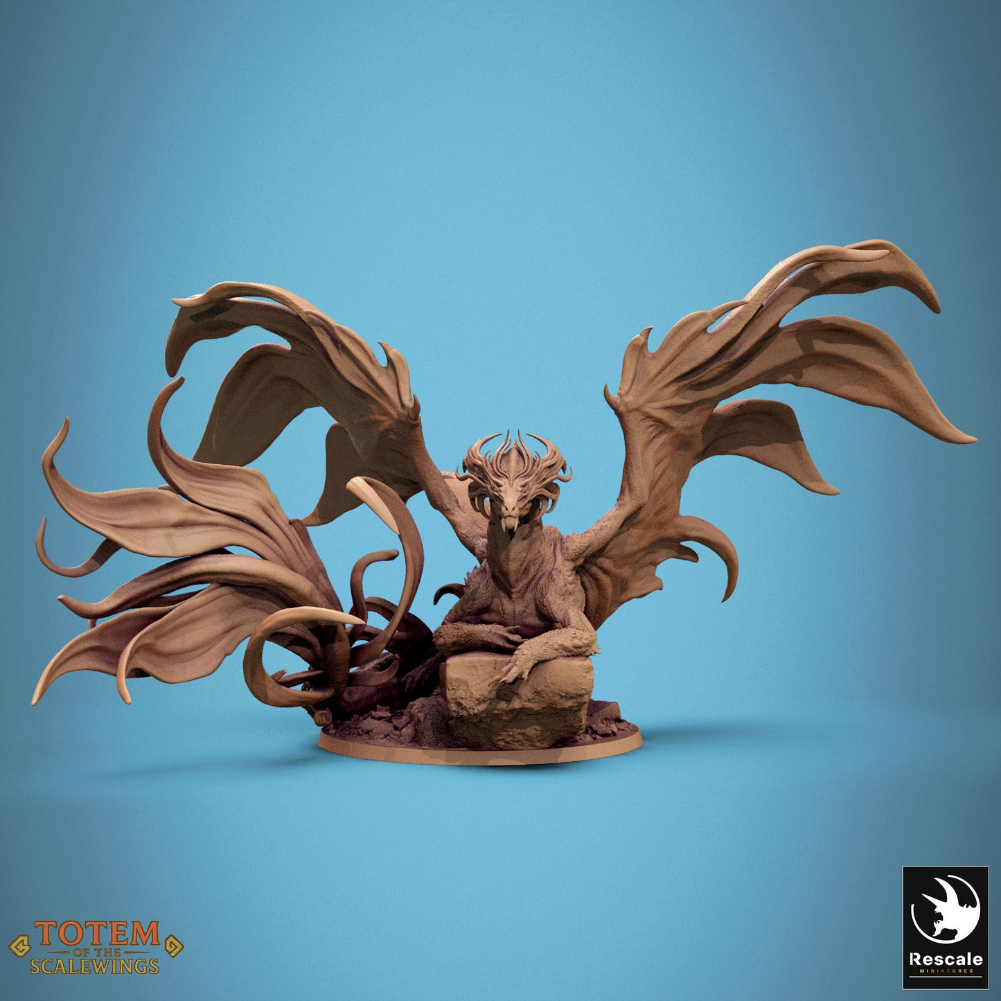 Metallic Brass Dragon