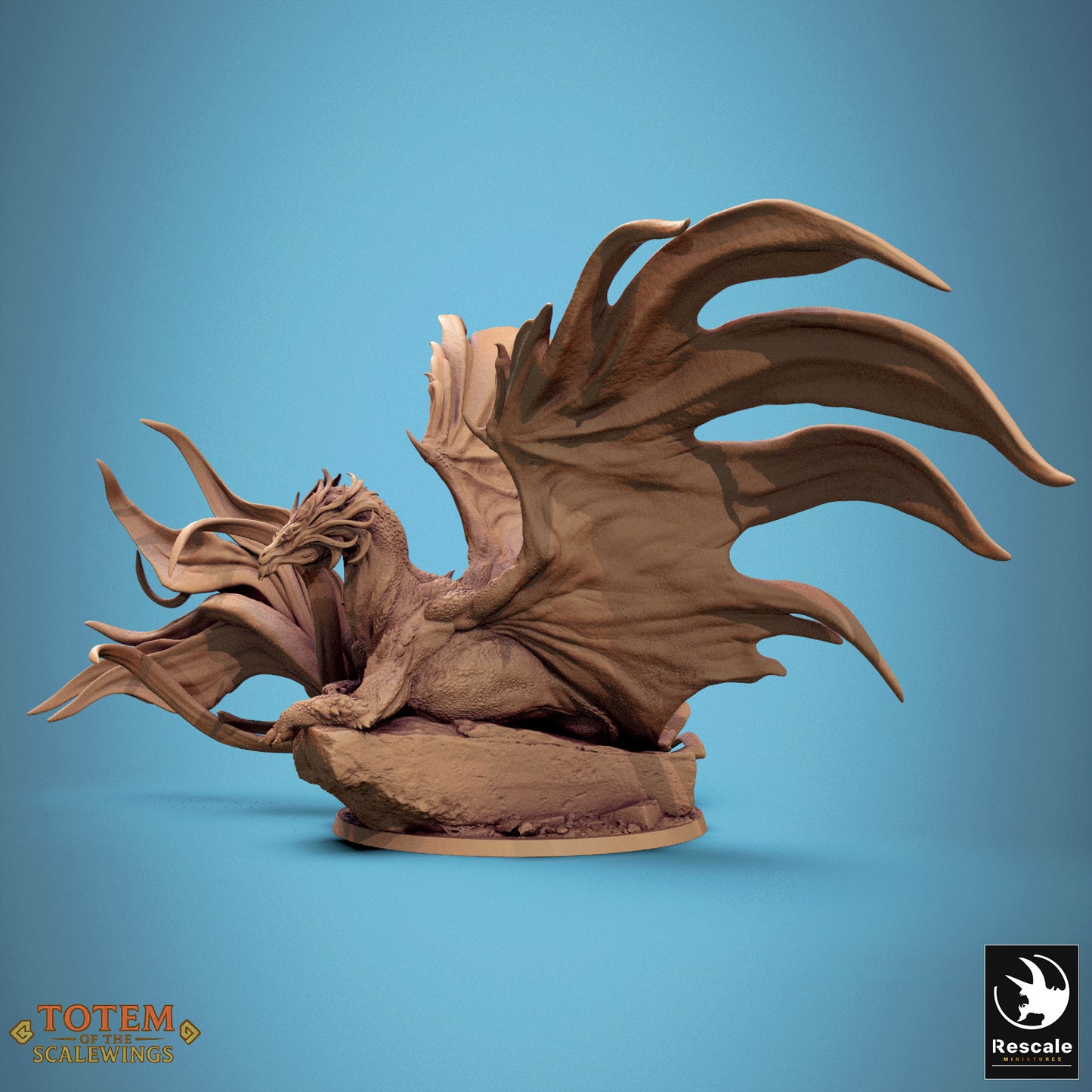 Metallic Brass Dragon
