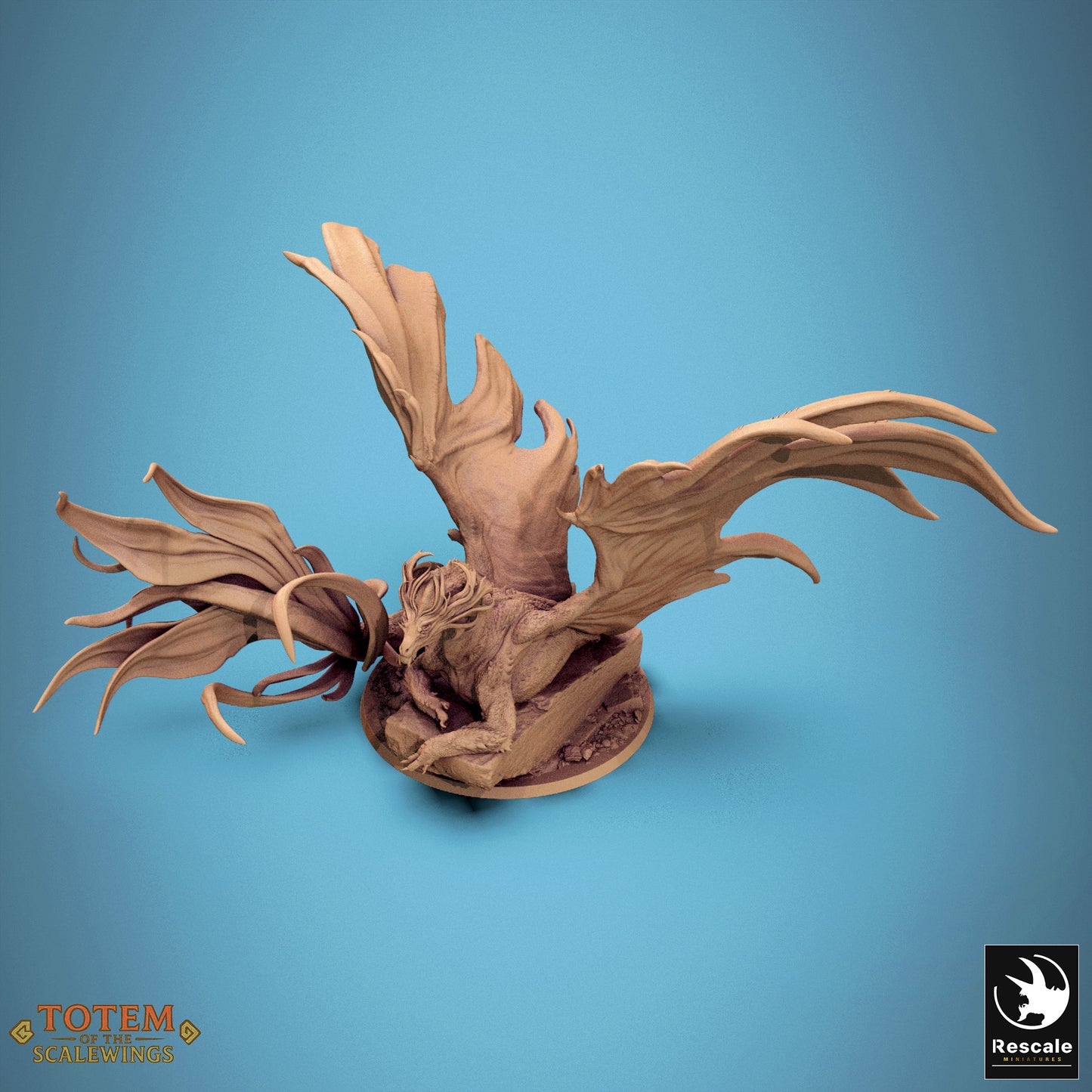 Metallic Brass Dragon