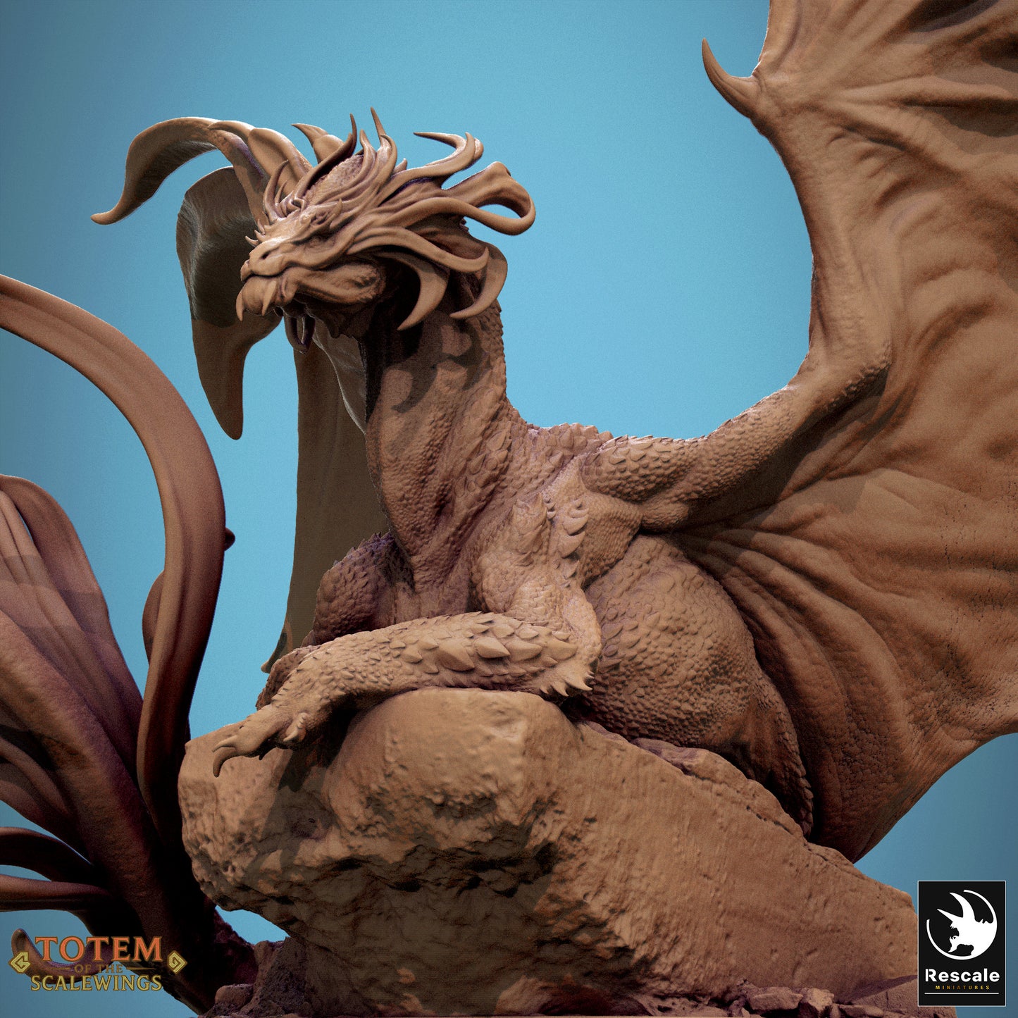 Metallic Brass Dragon