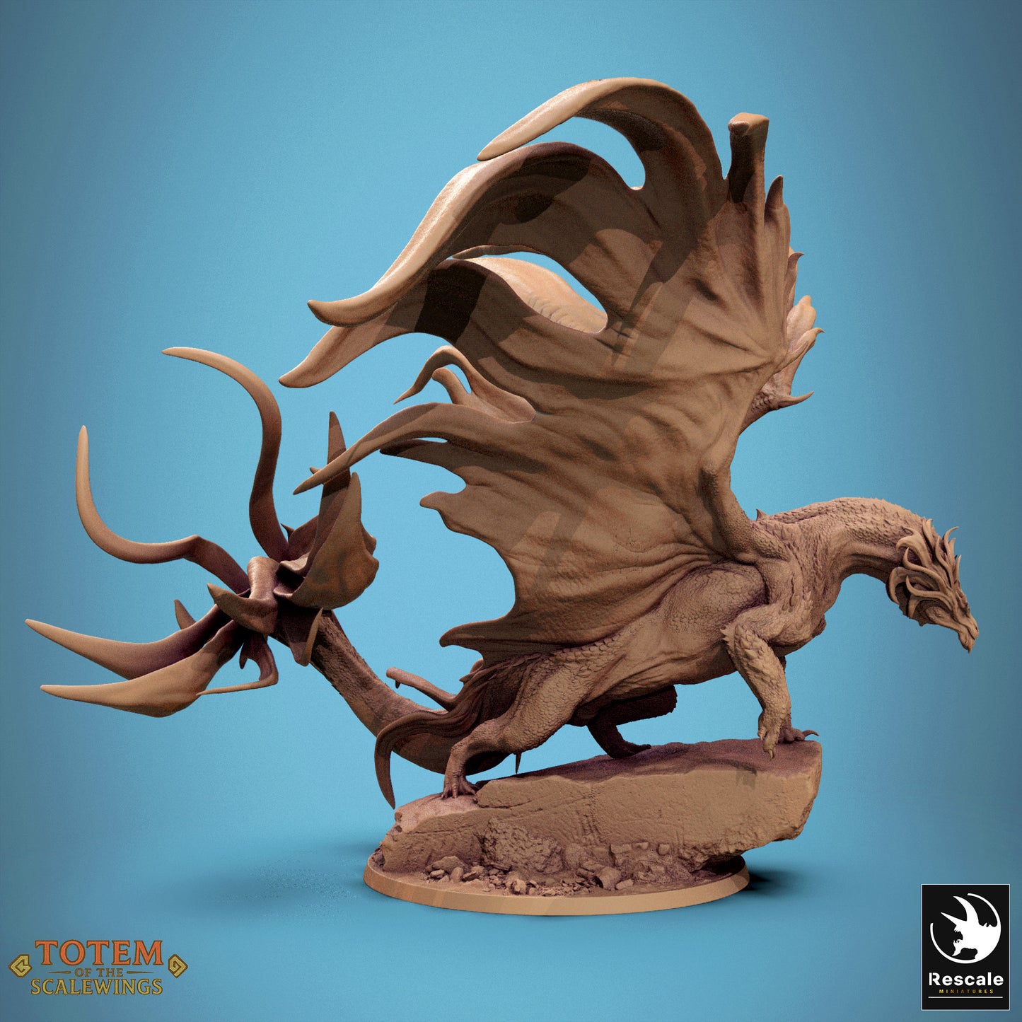 Metallic Brass Dragon