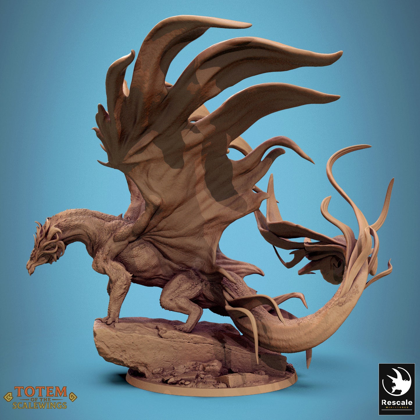 Metallic Brass Dragon