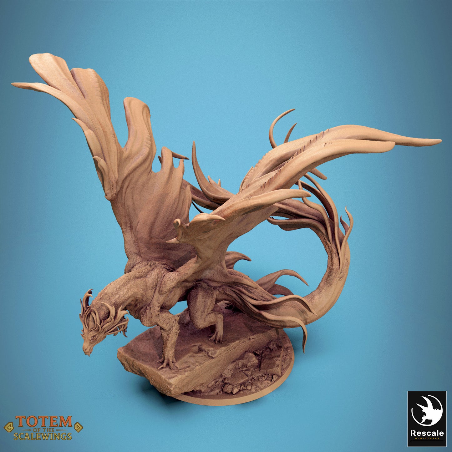 Metallic Brass Dragon