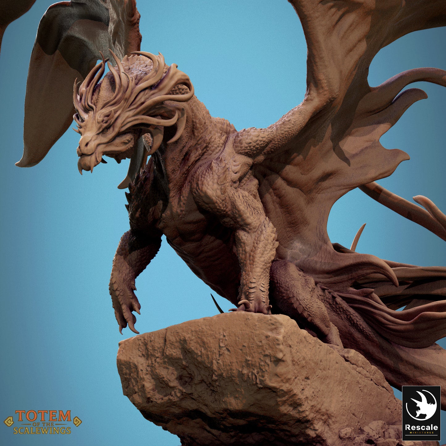Metallic Brass Dragon