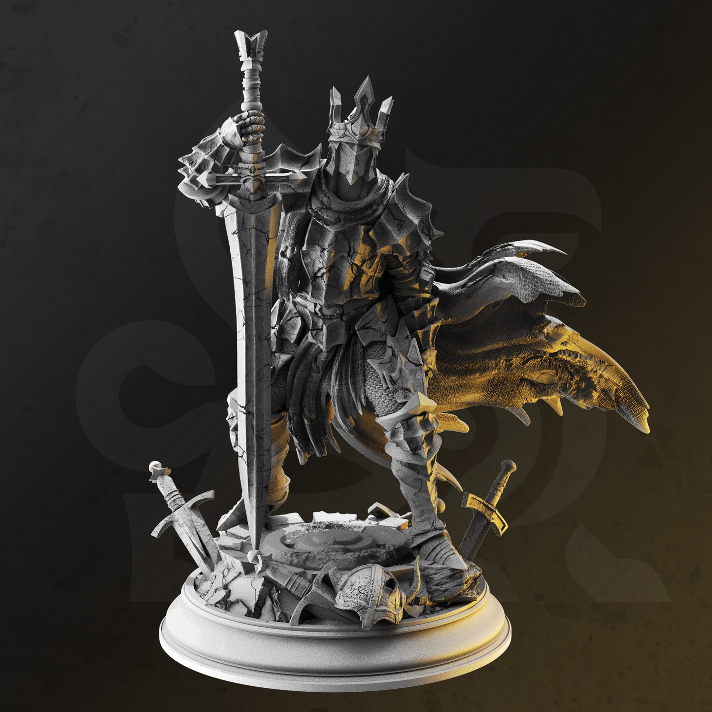 Ser Elias the Forgotten Knight of the Void - Miniature