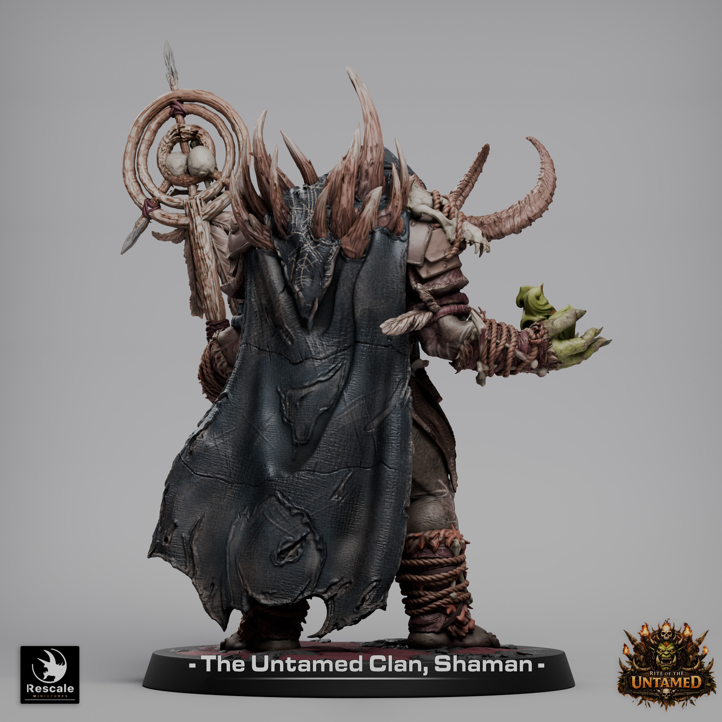 Untamed Clan Orc Shaman - Miniature // DND