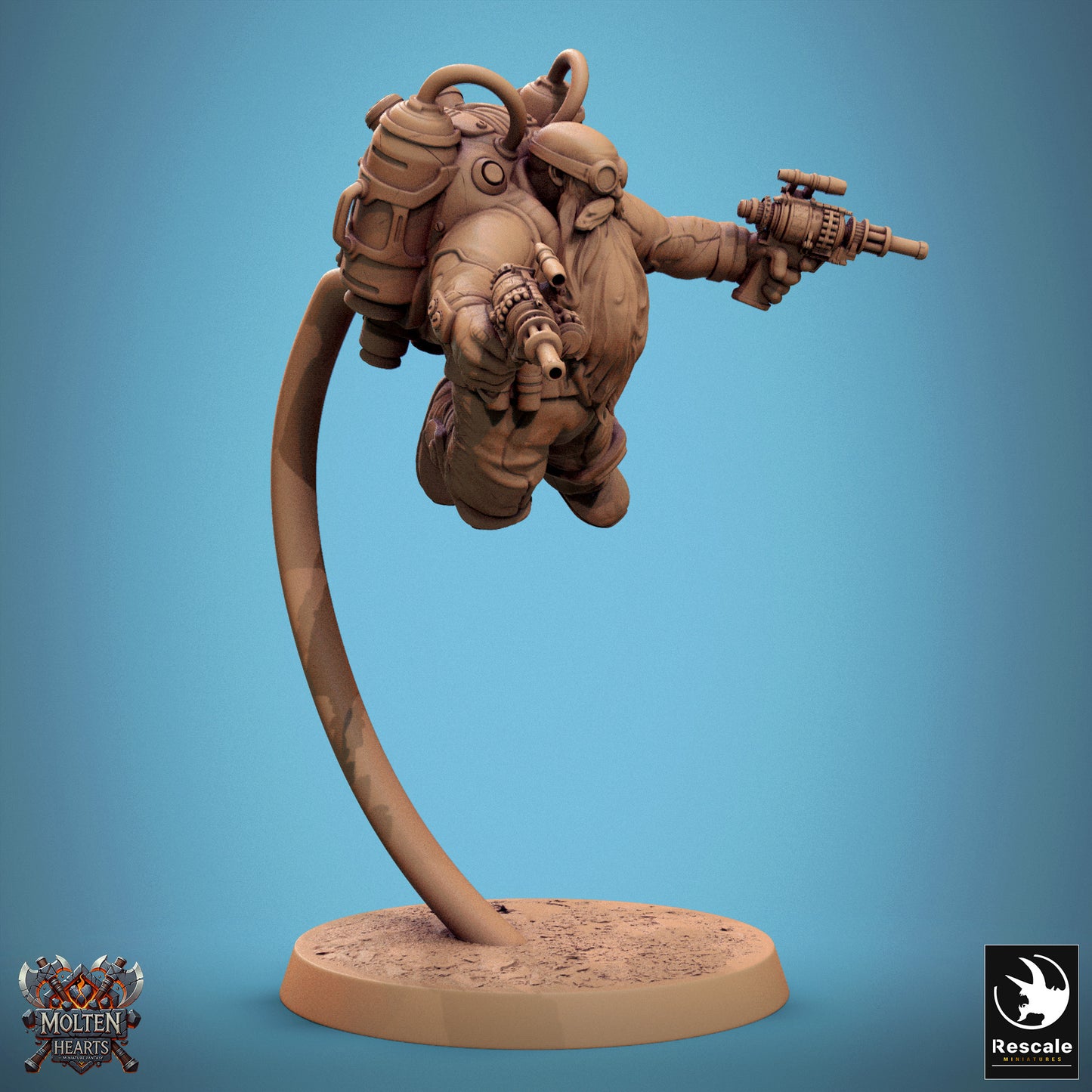 Dwarf Steampunk - Airborne Heavy Gun