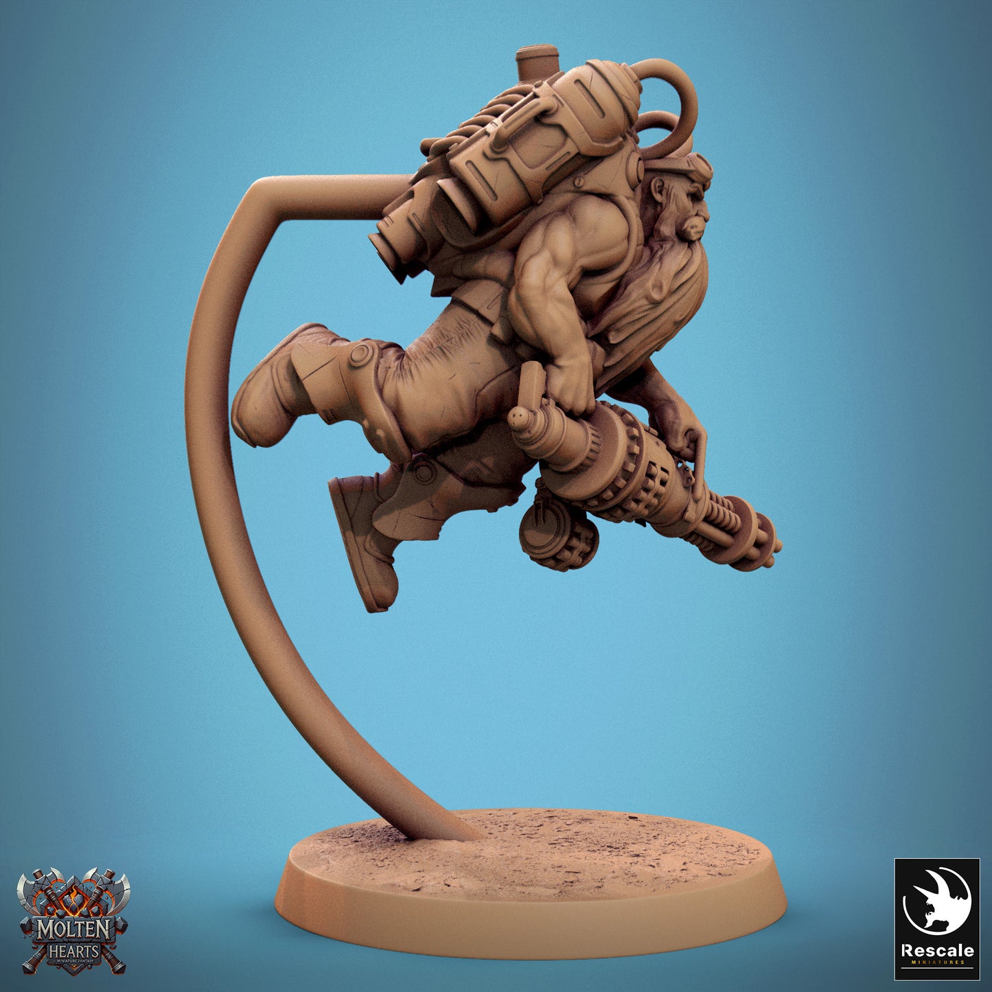 Dwarf Steampunk - Airborne Heavy Gun