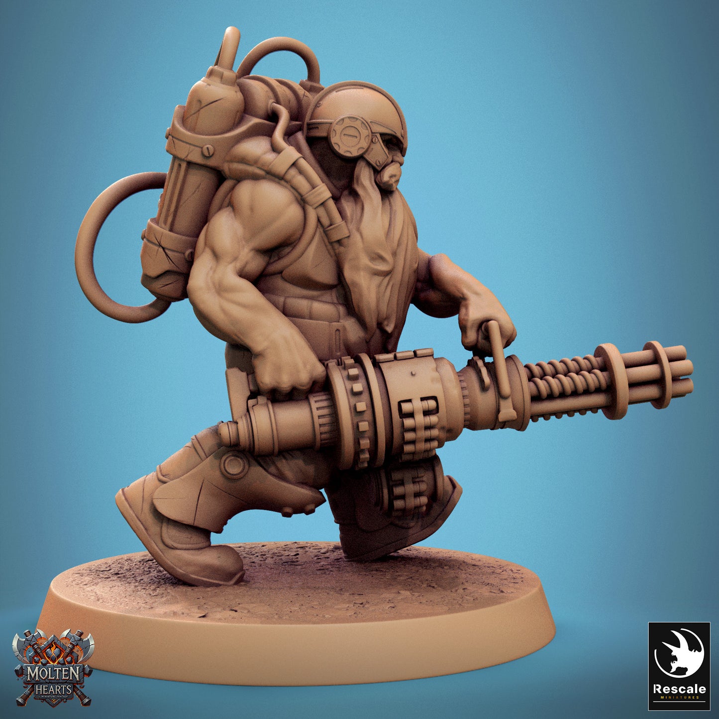 Dwarf Steampunk - GatlingGun