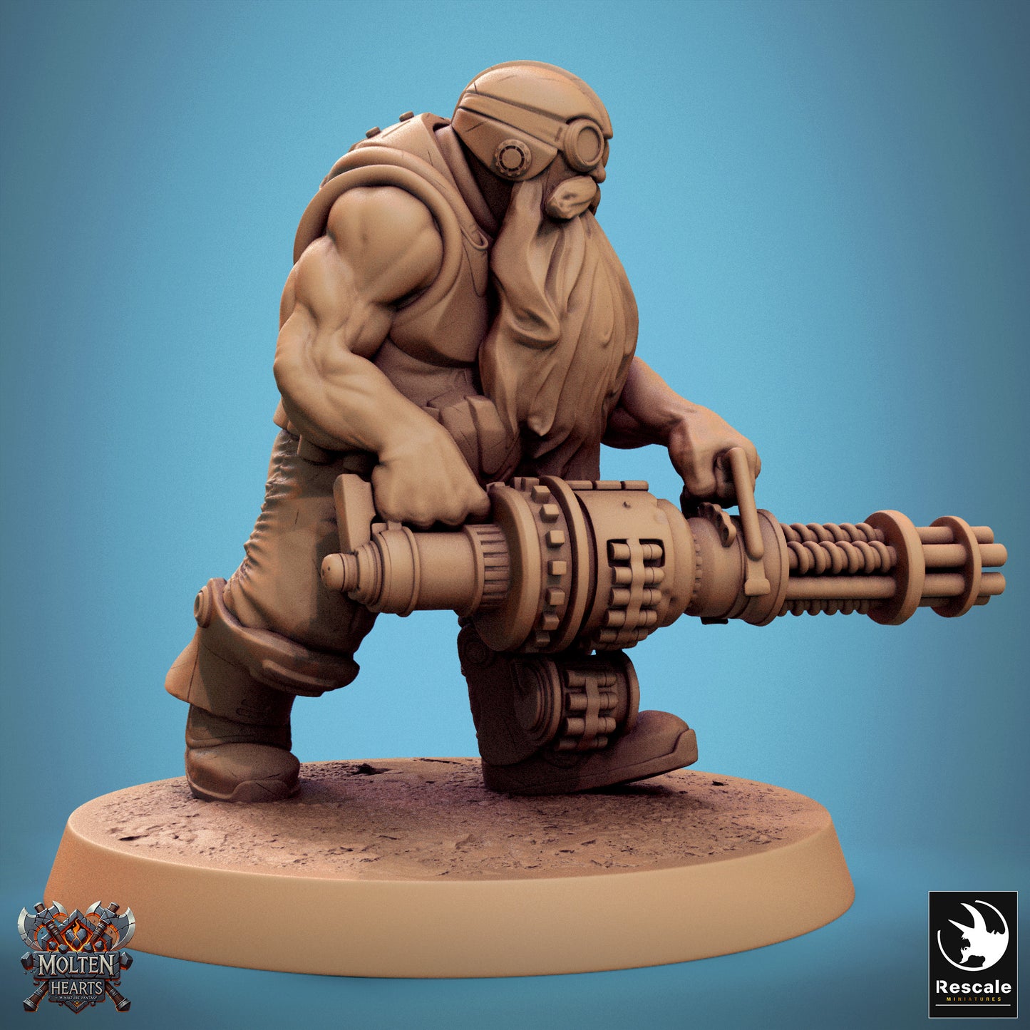 Dwarf Steampunk - GatlingGun