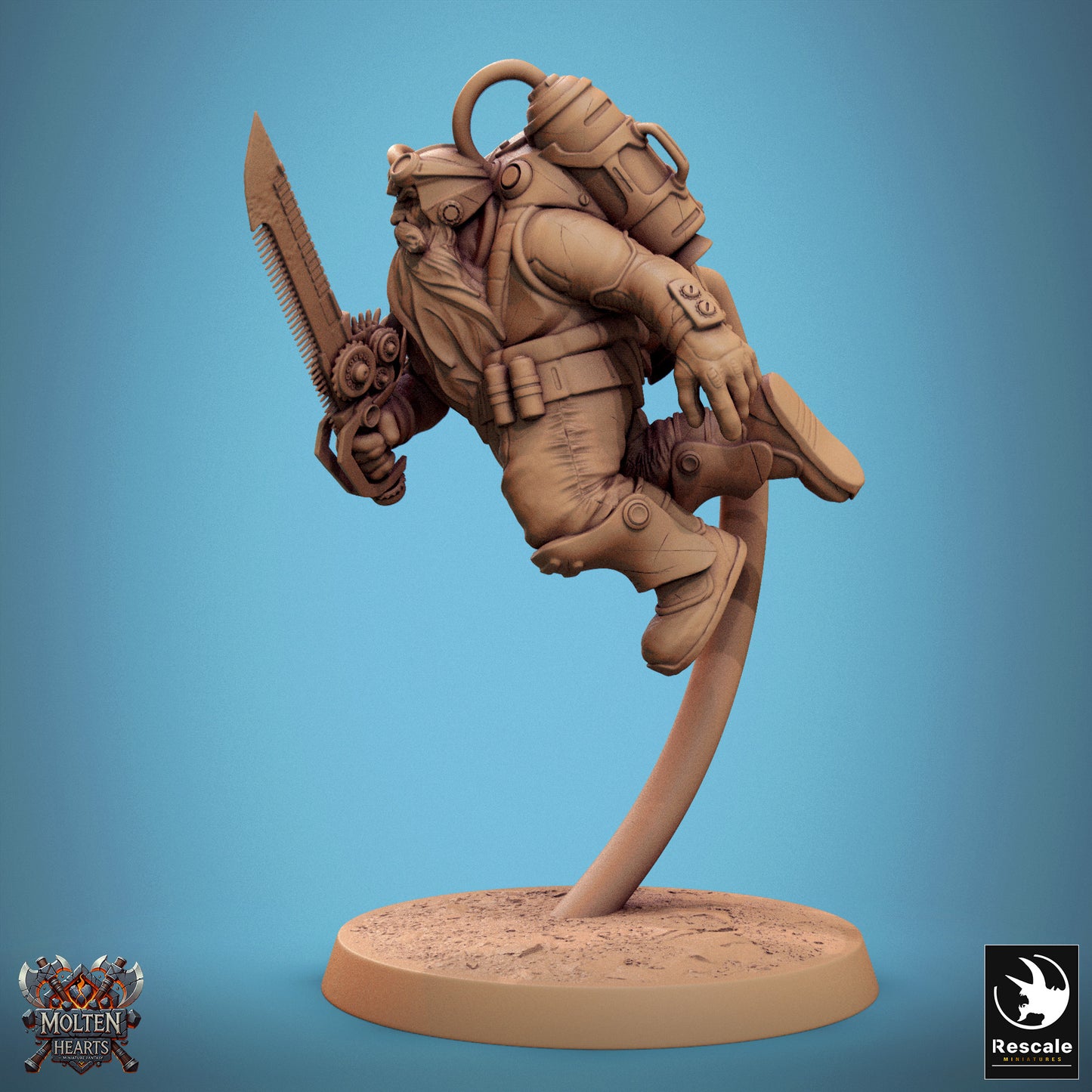 Dwarf Steampunk - Airborne Sword