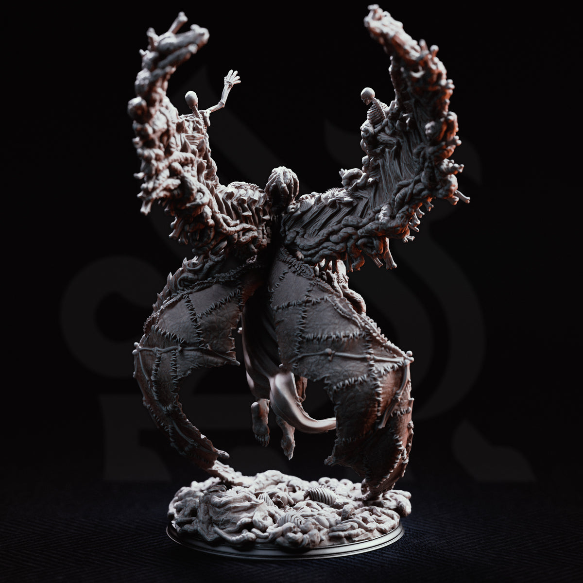 The Blight’s Chosen corrupted angel featuring twisted wings, blight-infested armor, grotesque mutations and sinister divine details with an imposing battle-ready pose and dark fantasy fallen angel design