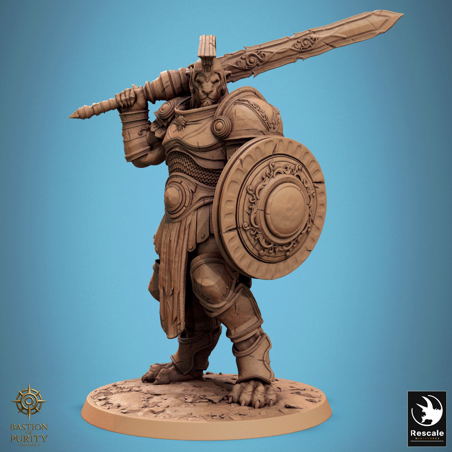 The Leonin Triad - Stand / 25mm - Miniature