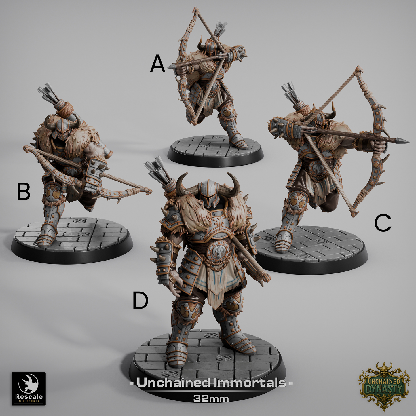 Unchained Immortals Bow // DND Miniature