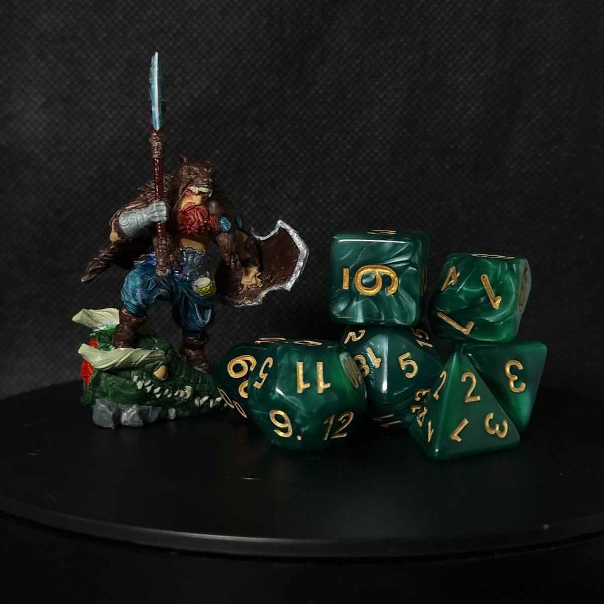 D&D Dice // Zaruri D&D // Dark Forest