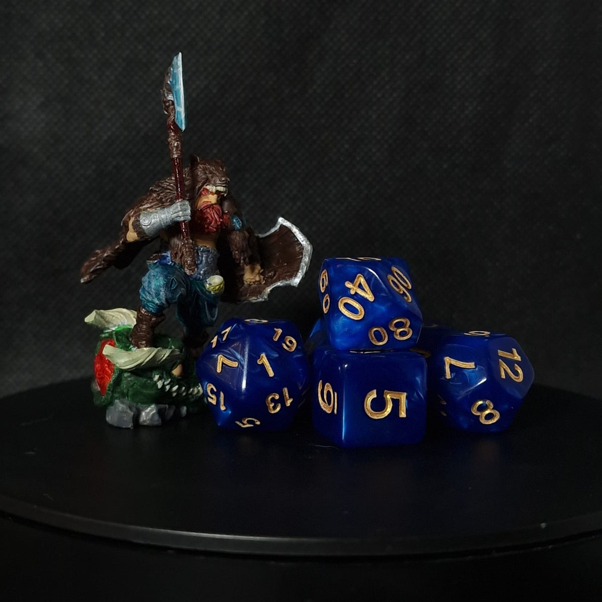 D&D Dice // Zaruri D&D // DarkSea Blue