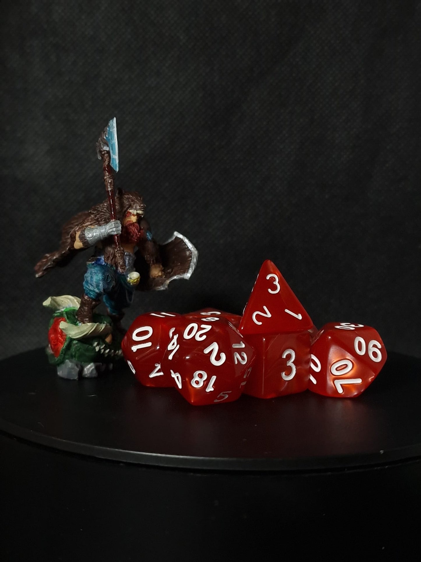 D&D Dice // Zaruri D&D // BloodRed