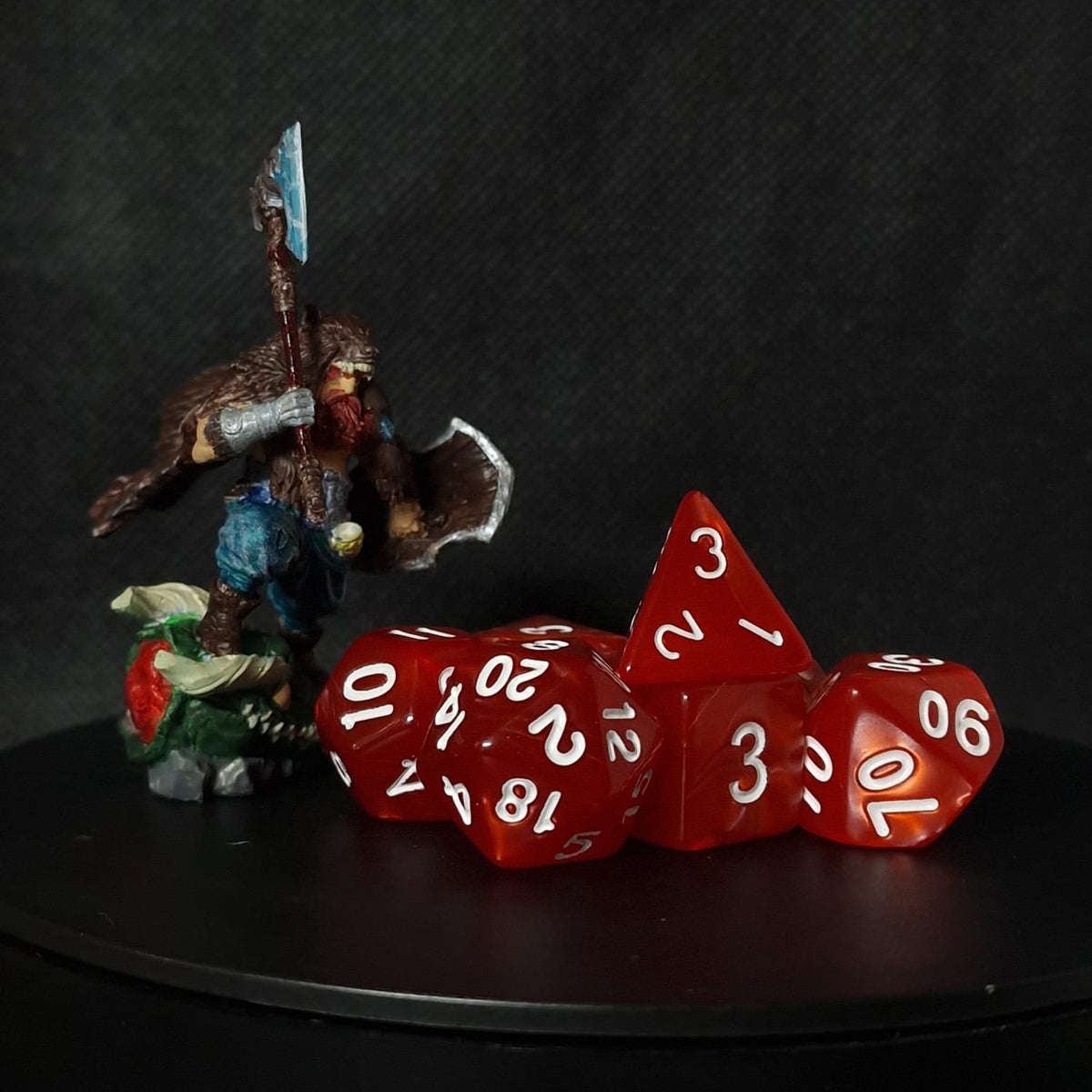 D&D Dice // Zaruri D&D // BloodRed