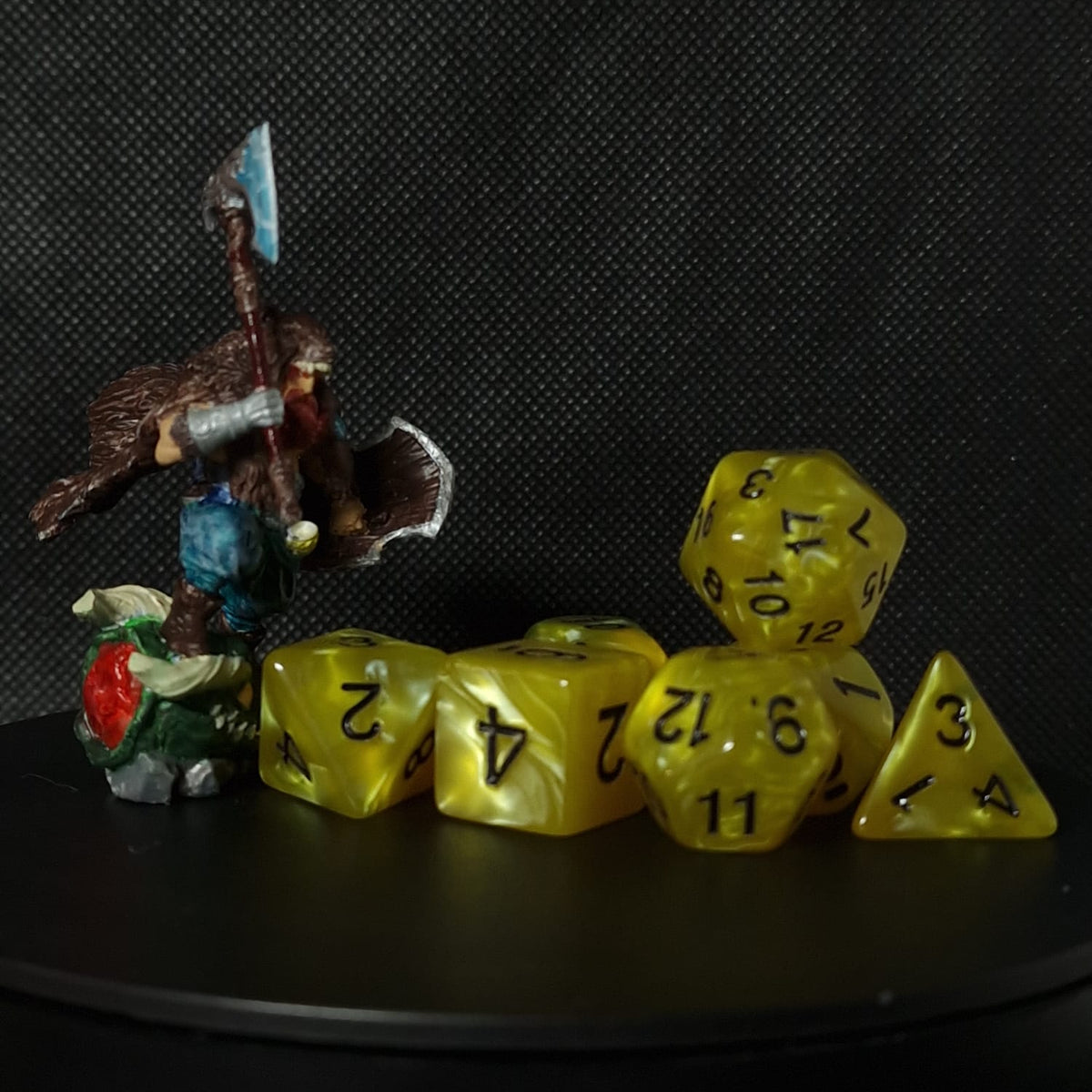 D&D Dice // Zaruri D&D // Gold