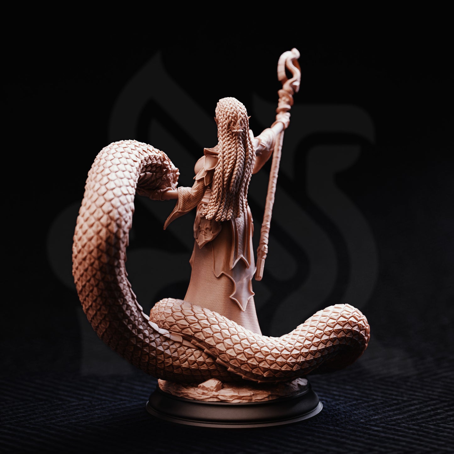 Zarya - Sun Elf Snake Sorceress // DND Miniature
