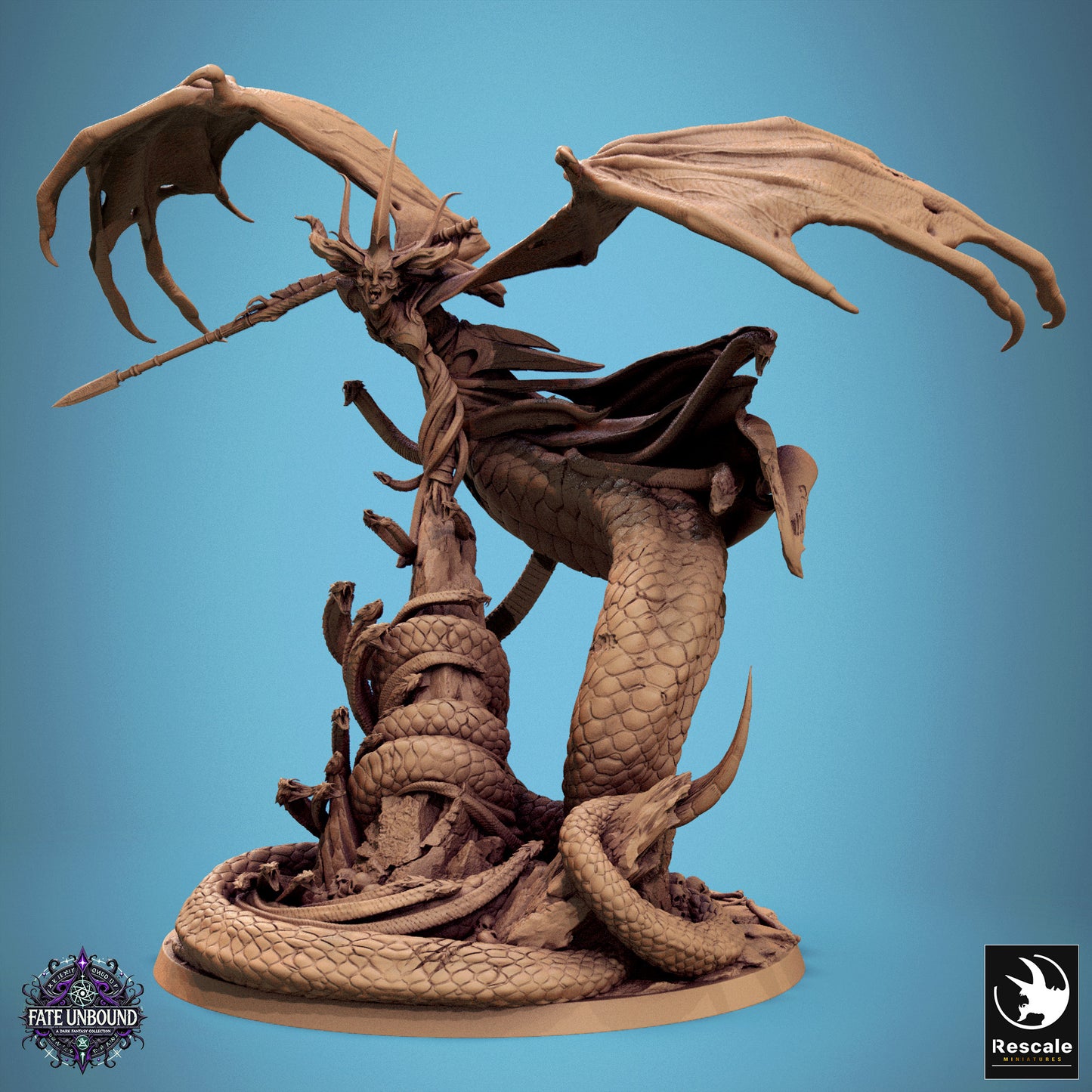 Zhaelyss Ophidian Queen Figurine | FantasyForge Romania