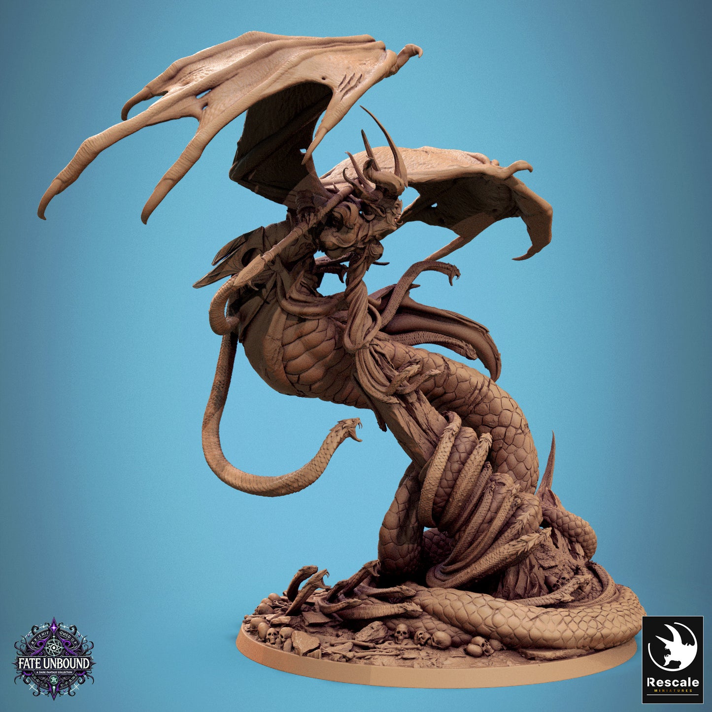 Zhaelyss Ophidian Queen Figurine | FantasyForge Romania