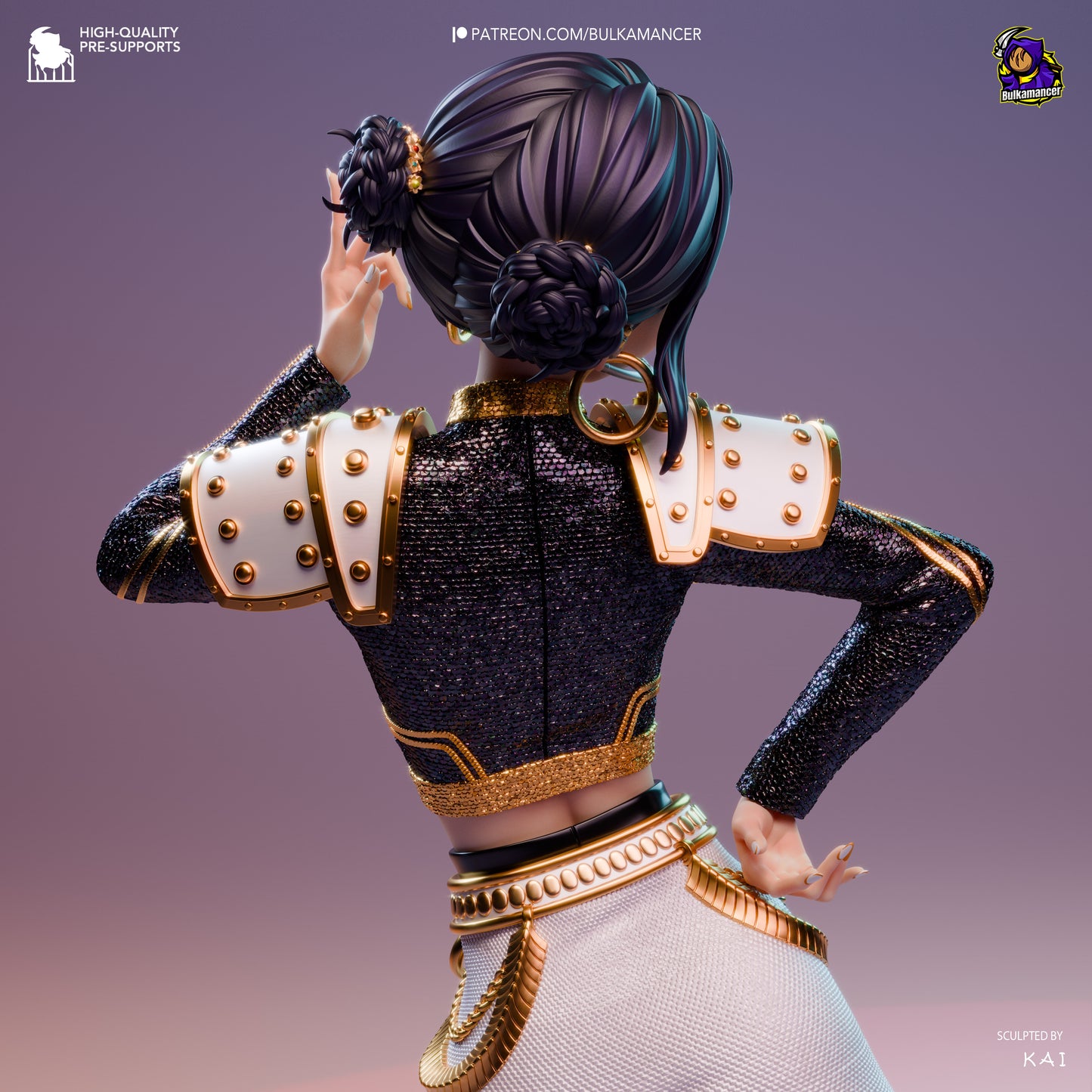 Zoey| K-pop Demon Hunters Collectible Statue - Figurine